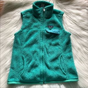 Patagonia Re-Tool Fleece Vest Turquoise Small S